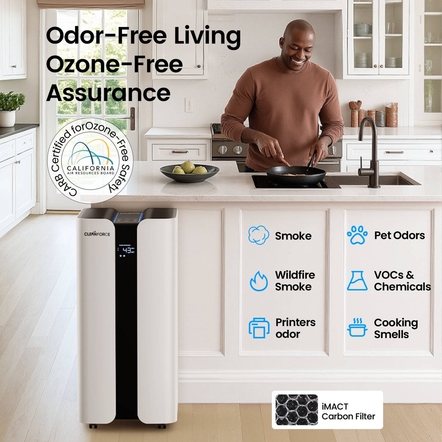 CLEANFORCE MEGA1000 Air Purifier for home large room